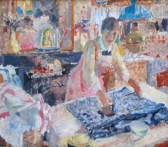 Rik Wouters Woman Ironing France oil painting art